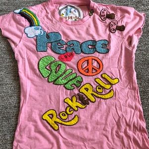 Joystick embroidered t-shirt